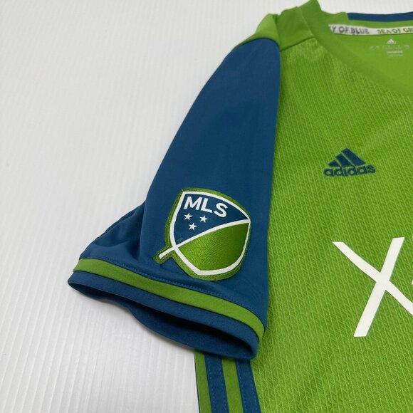 2016-17 Adidas Seattle Sounders MLS Home Kit Youth L - Picture 3 of 5